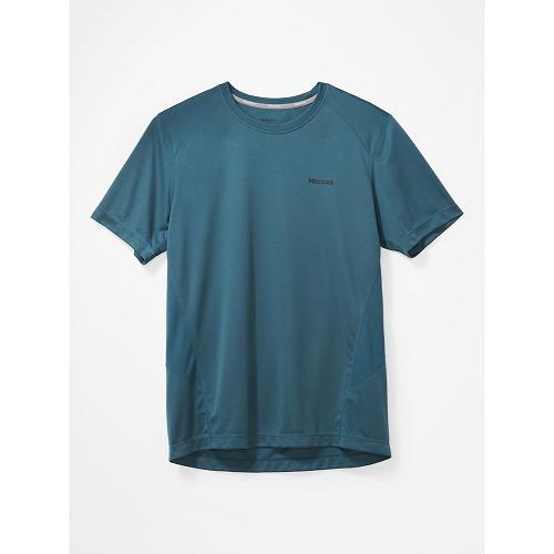 Marmot Windridge Clothes - Mens T-Shirts Blue Grey CA5638947 Canada